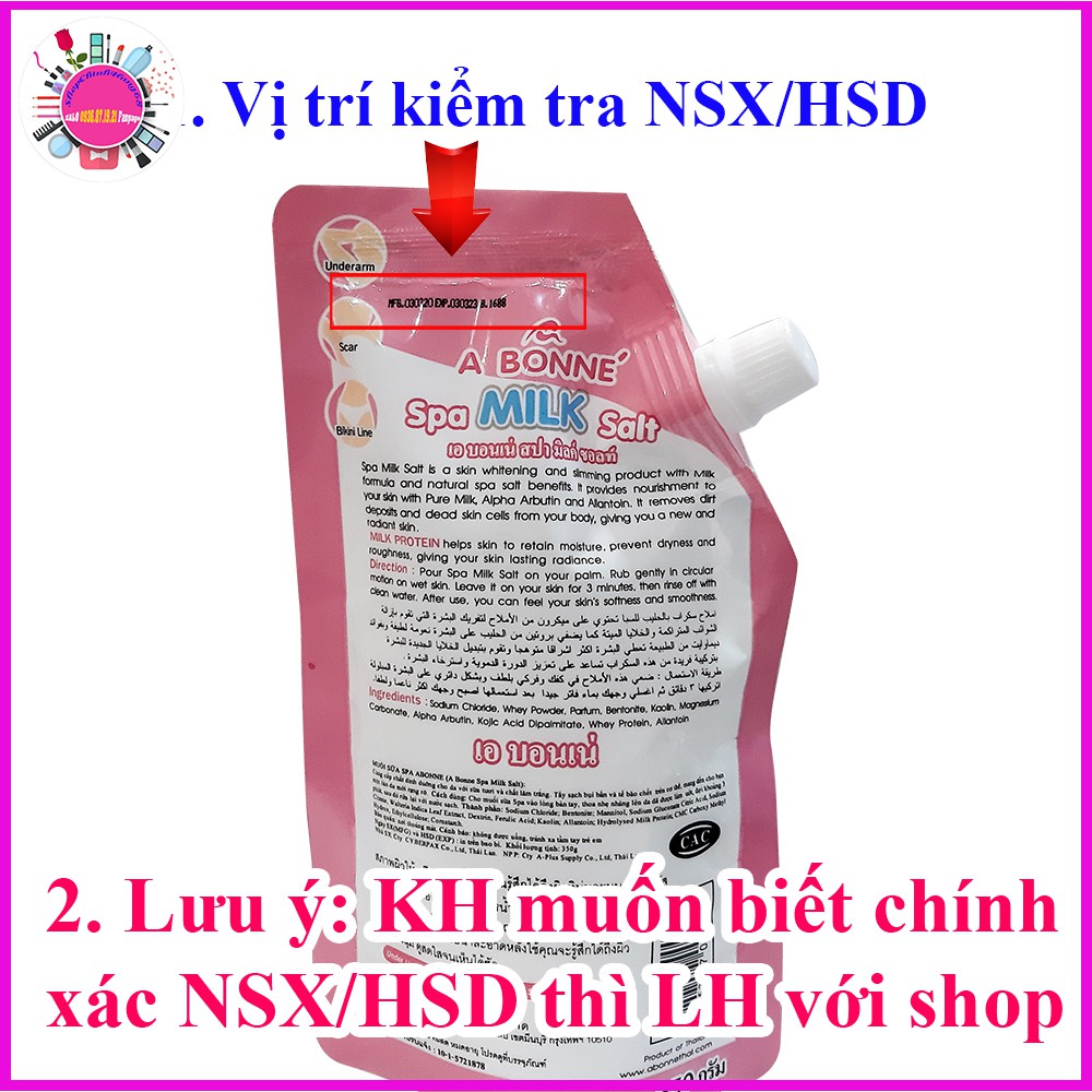 Muối Tắm A BONNE Tẩy Tế Bào Chết Trắng Da THÁI LAN | BigBuy360 - bigbuy360.vn