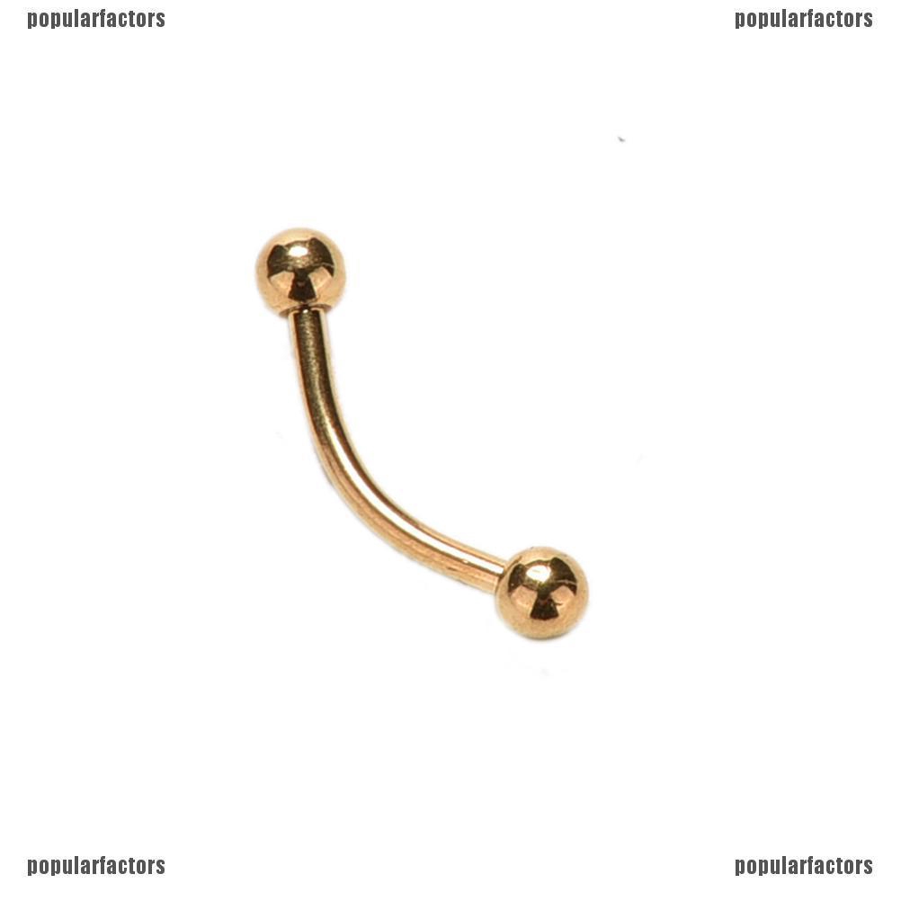 Khuyên Xỏ Lông Mày Cong Độc Đáo