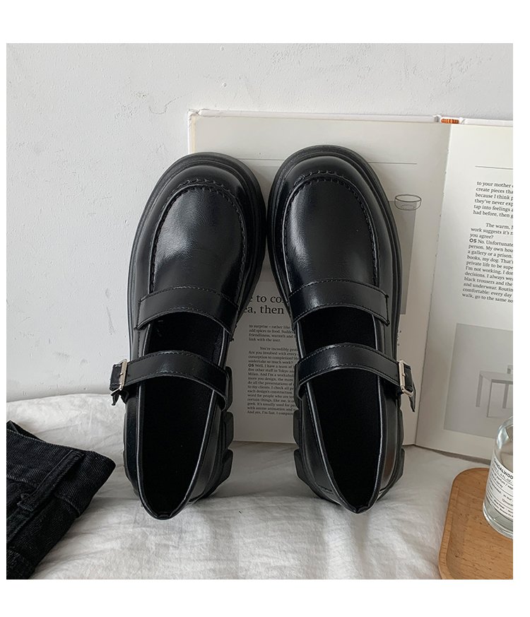 Fashionable Ulzzang Strap Low Heel Oxford Shoes for Women