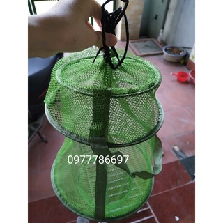 giỏ đựng cá màu xanh
