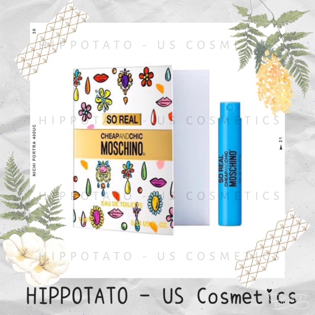 🌿 Moschino So Real Cheap and Chic EDT - Vial Sample mẫu thử nước hoa