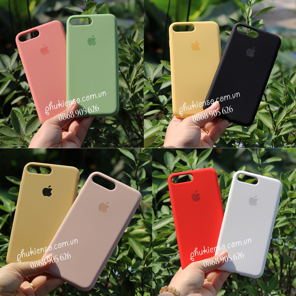 Ốp lưng iphone Chống bẩn FULL VIỀN 35 màu silicon case cho 11 Pro / 11 Pro Max X XsMax Iphone 6 6plus 7plus 8plus