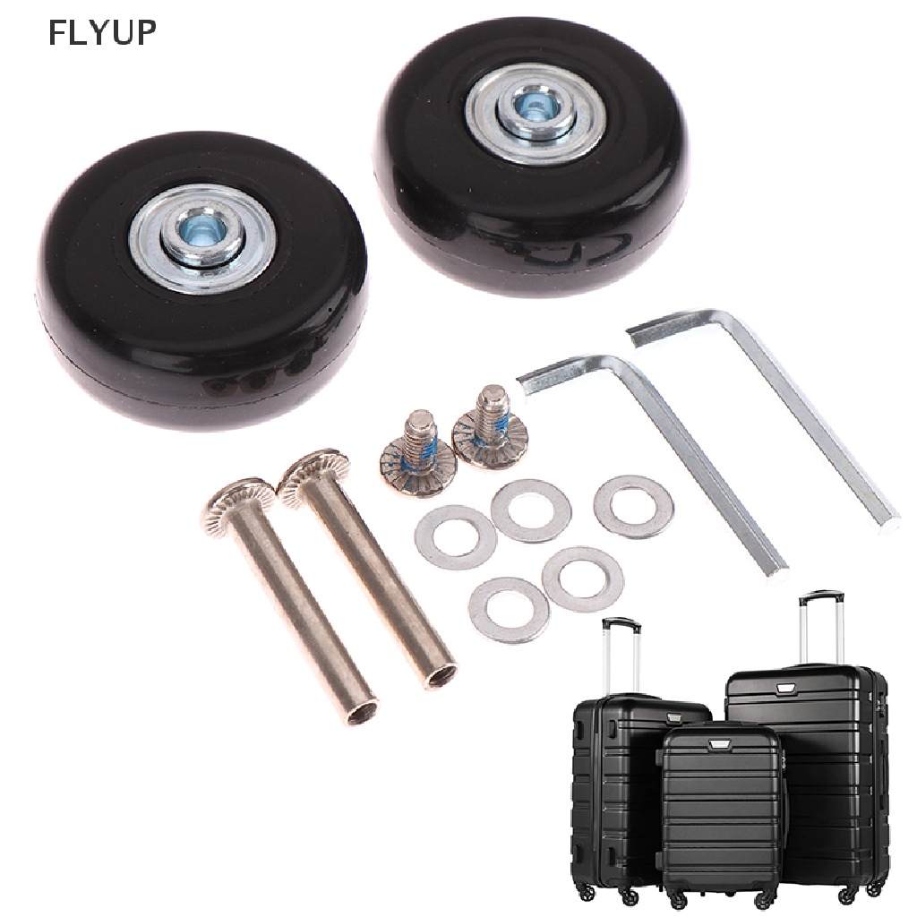 Bánh Xe Vali Hành Lý Thay Thế OD 50mm Trục Sang Trọng + Đinh Vít