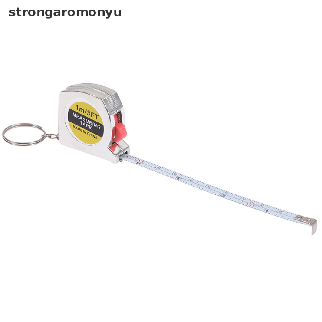 Thước đo bỏ túi bằng thép không gỉ 1m/ 3ft có thể thu gọn tiện lợi