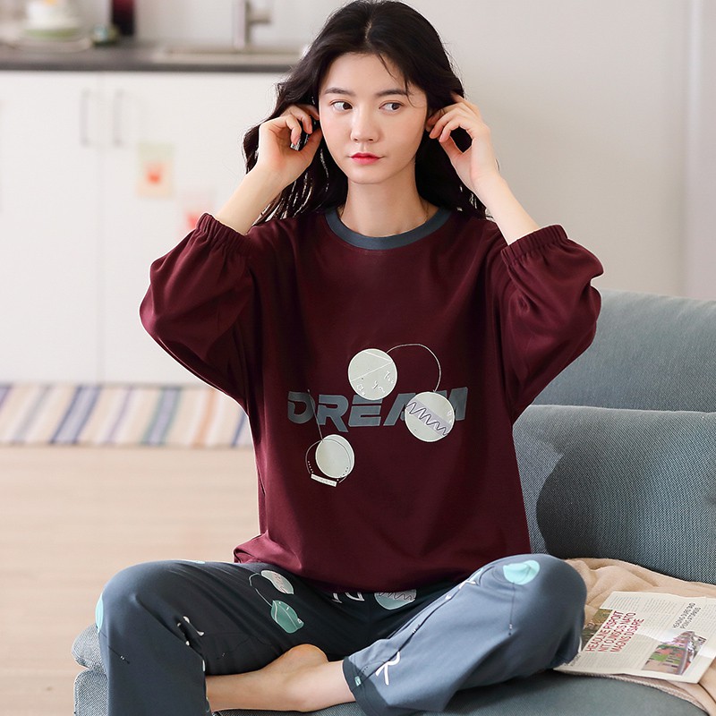 {ẢNH THẬT} Bộ Thu Đông Nữ chất vải Cotton 100% thoáng mùa hè, ấm mùa đông | BigBuy360 - bigbuy360.vn