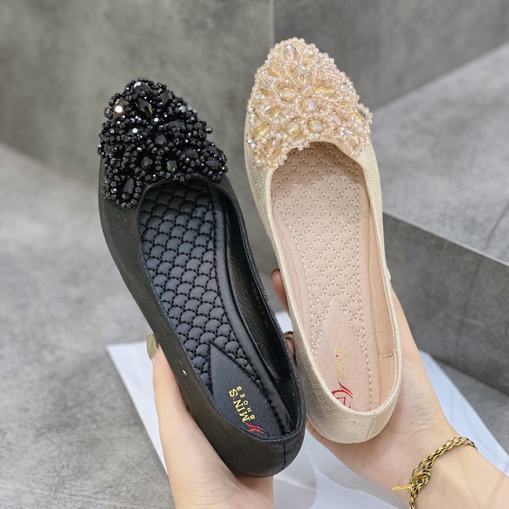 Min's Shoes - Giày Bệt Đá Da Thật Cao Cấp B280 (Form Nhỏ đi Tăng Size)