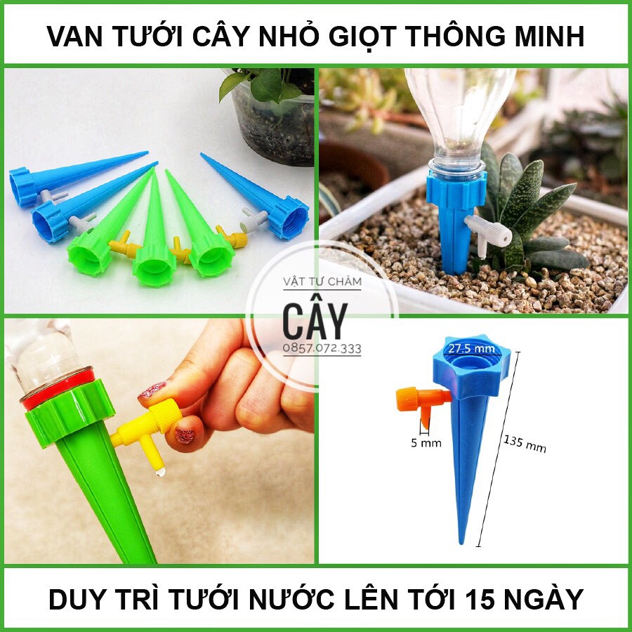 Van Tưới Nhỏ Giọt Tự Động Thông Minh -Tận Dụng Vỏ Chai Nhựa