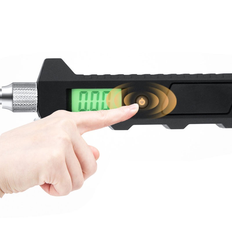 Máy Đo Áp Suất Lốp Xe Kỹ Thuật Số 230 PSI Màn Hình LCD Màu Dạ Quang