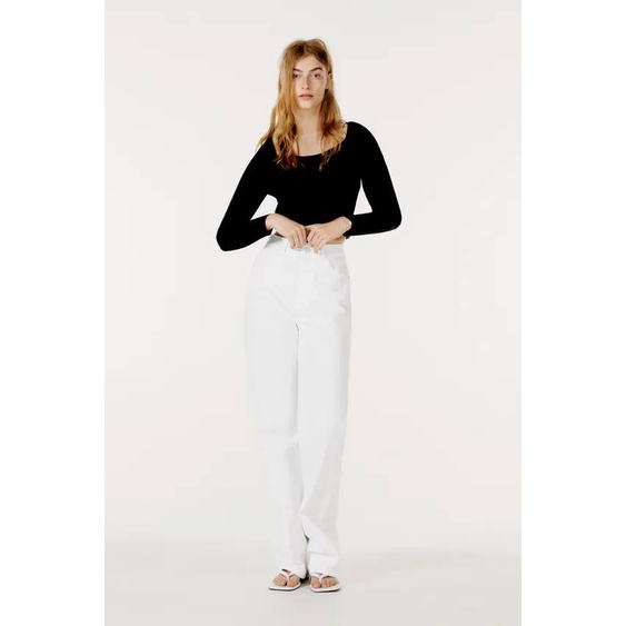 ÁO THUN DÁNG CROPTOP ZARA