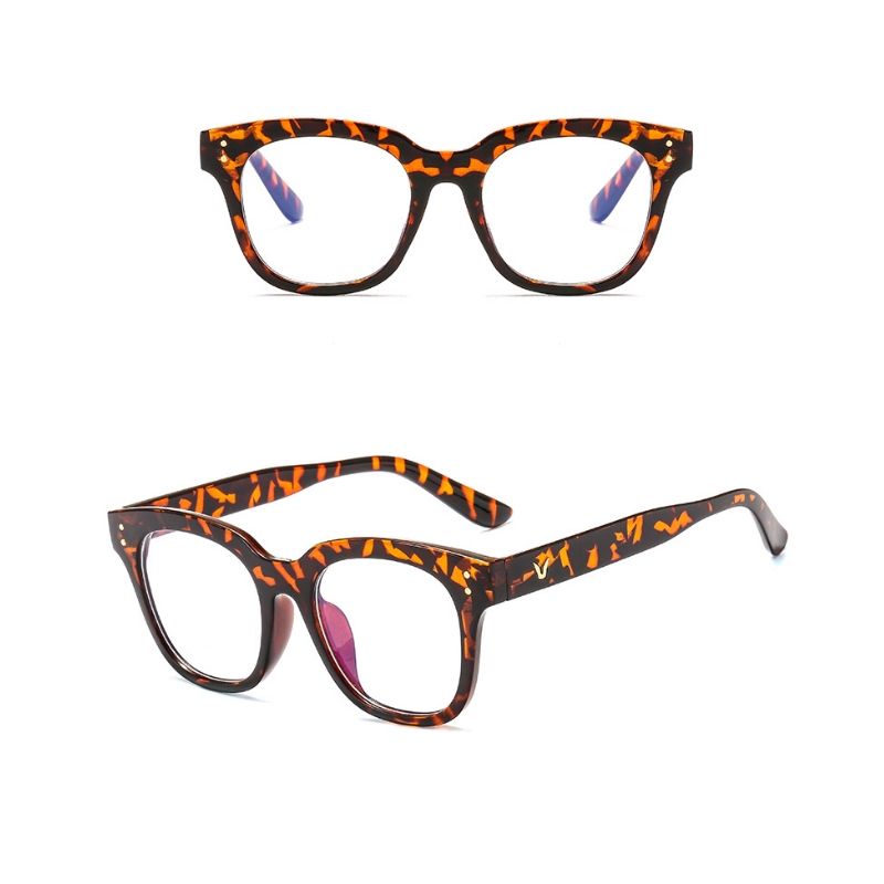 Big Square Frame Eyeglasses Vinntage Luxury Brand Design