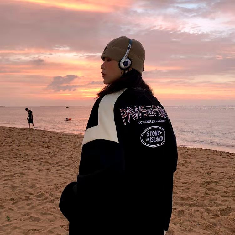 Áo khoác cardigan tay dài màu sắc nổi bật size lớn phong cách Mỹ retro thời trang xuân thu cho nữ | BigBuy360 - bigbuy360.vn