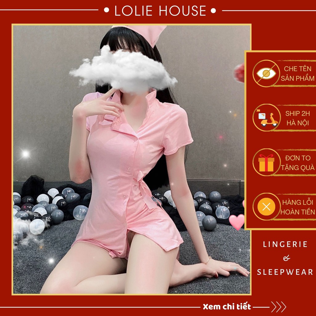 Cosplay y tá sexy gợi cảm - Đồ cosplay sexy y tá anime LOLIE HOUSE - CP29