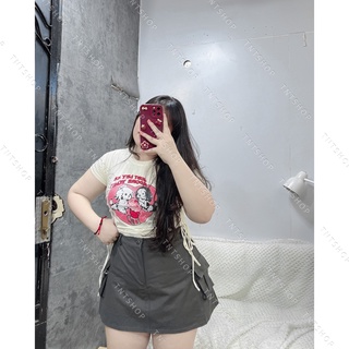 ÁO THUN HOẠT HÌNH RÚT DÂY [TNT SHOP BIGSIZE 60KG 90KG]