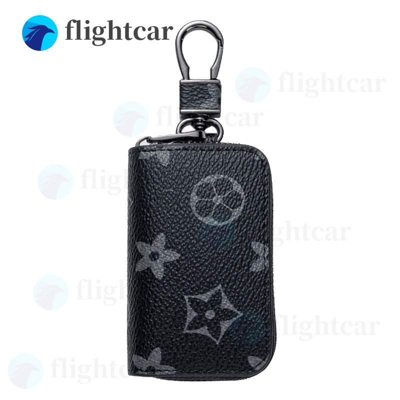 Vỏ Da Bảo Vệ Chìa Khóa Xe Hơi Có Khóa Kéo Tiện Lợi