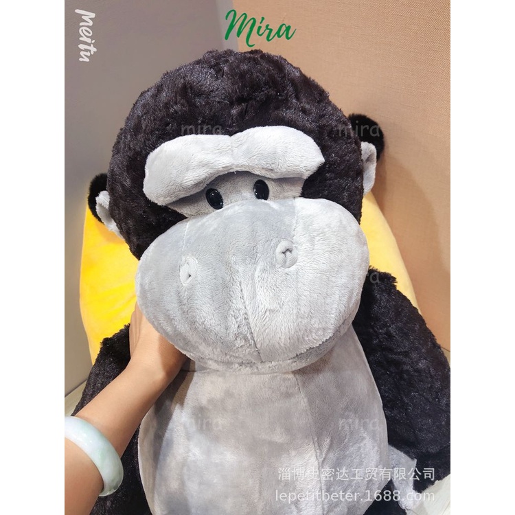 Gấu Bông Khỉ Con Hãng NICI 3 Kích Cỡ, Khỉ Đột Dễ Thương Búp Bê Thú Nhồi Bông Quà Sinh Nhật MIRA-GB28042