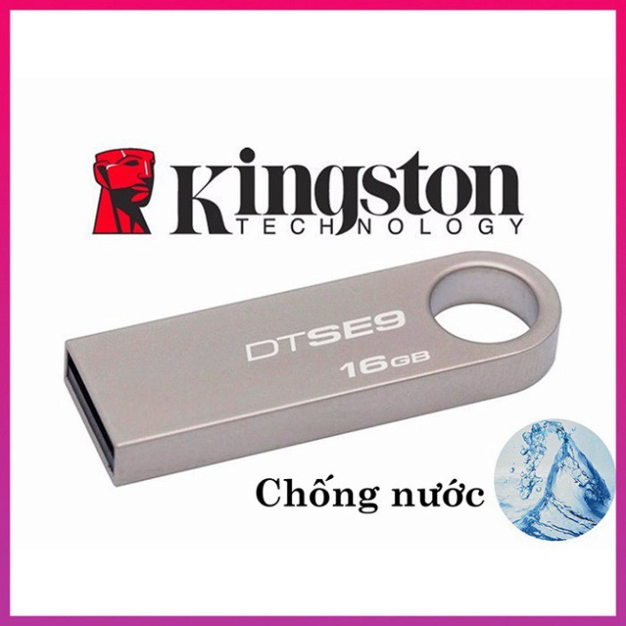 USB Kingston 8GB, 16GB, 32GB, 64GB chính hãng, Usb Kingston chống nước, nhỏ gọn, vỏ kim loại Educase68