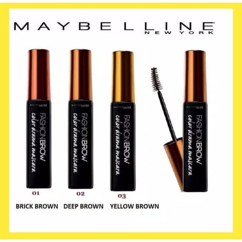 (hàng Mới Về) Mascara Chuốt Lông Mày Thời Trang Maybelline