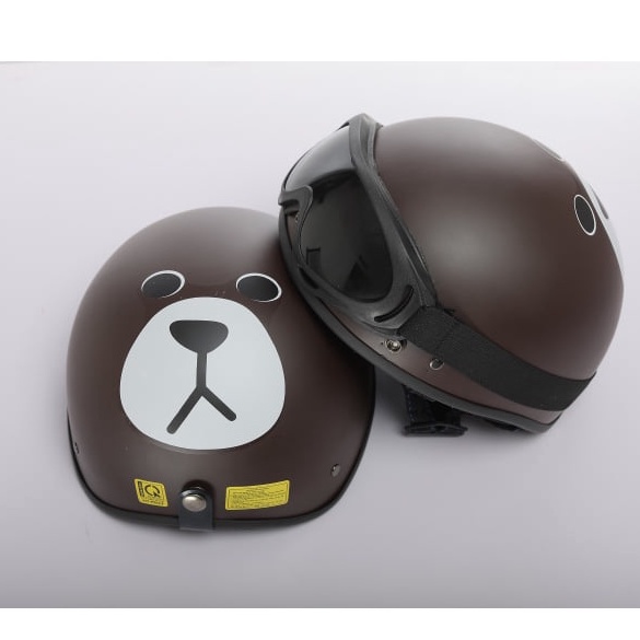 Mũ bảo hiểm , Nón Bảo Hiểm phượt Mũ mũ nửa đầu hot 2022