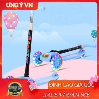 Xe trượt Scooter cho bé từ 3 - 8 tuổi tải trọng 100kg (có loại bánh không phát sáng)