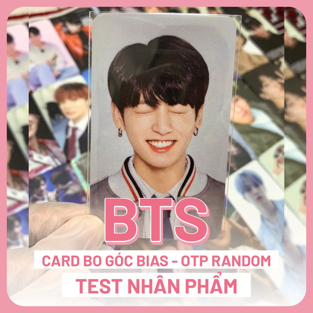 Sum.mer30 - Test nhân phẩm Card bo góc Bias OTP Random BTS có Sleeve