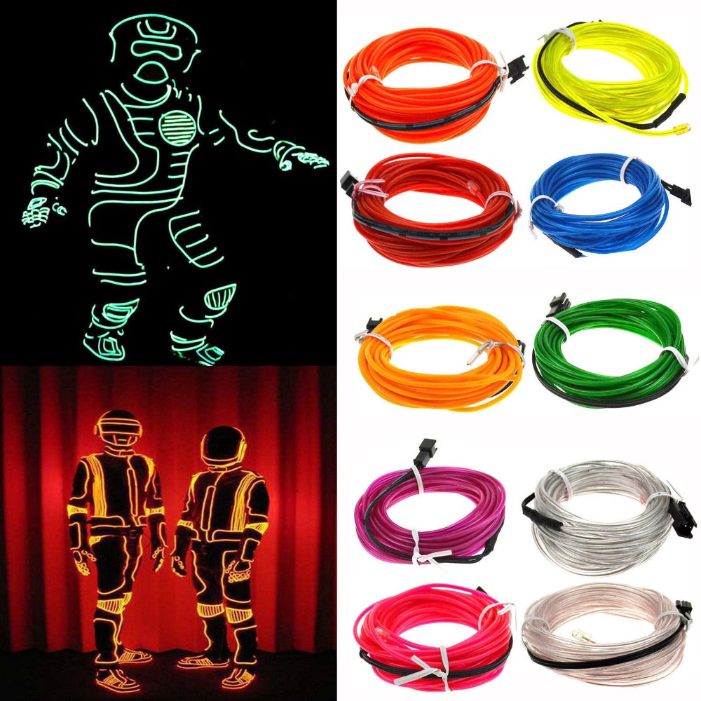Dây Đèn Neon Phát Sáng Trang Trí Không Gian Tiệc
