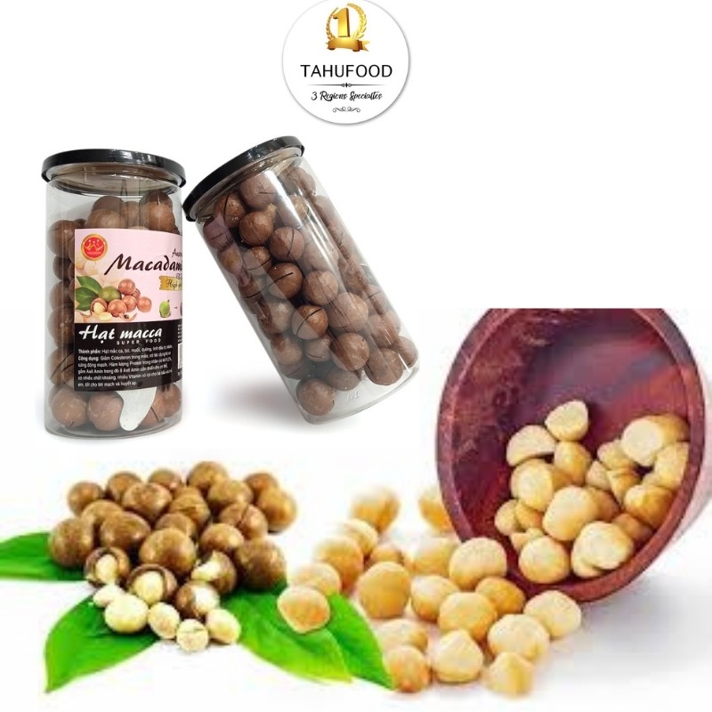 Hạt Macca - hạt mắc ca - macadamia ,từ thiên nhiên , giàu chất dinh dưỡng - 450g - TAHUFOOD