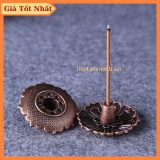 Đế cắm nhang hoa sen cách điệu Đế cắm nhang 9 lỗ phụ kiện thờ cúng phong thủy
