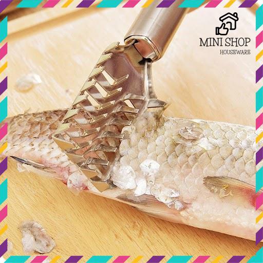 Dụng Cụ Đánh Vảy Cá - Cây Cạo Vảy Cá Bằng Inox Cao Cấp