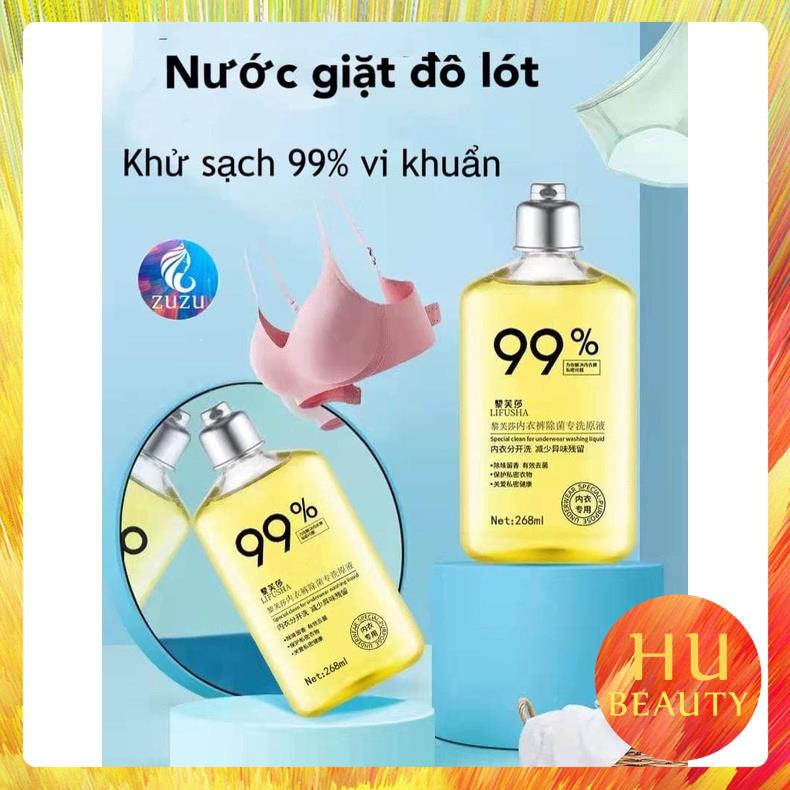 CHAI GIẶT ĐỒ LÓT &amp; CÁC VẾT BẨN SIÊU MẠNH 99% HUBEAUTY