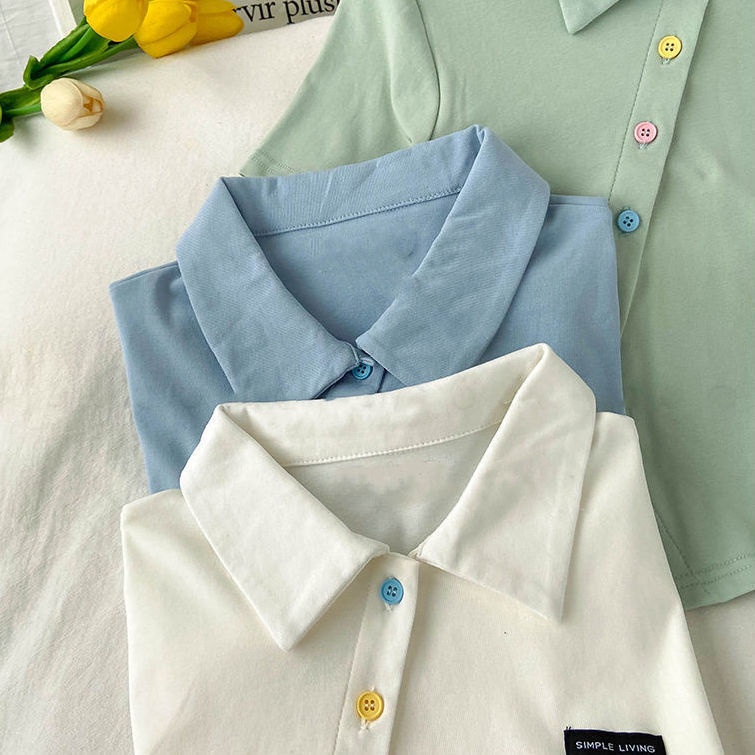 Áo Thun polo Tay Ngắn Thời Trang Dành Cho Nữ