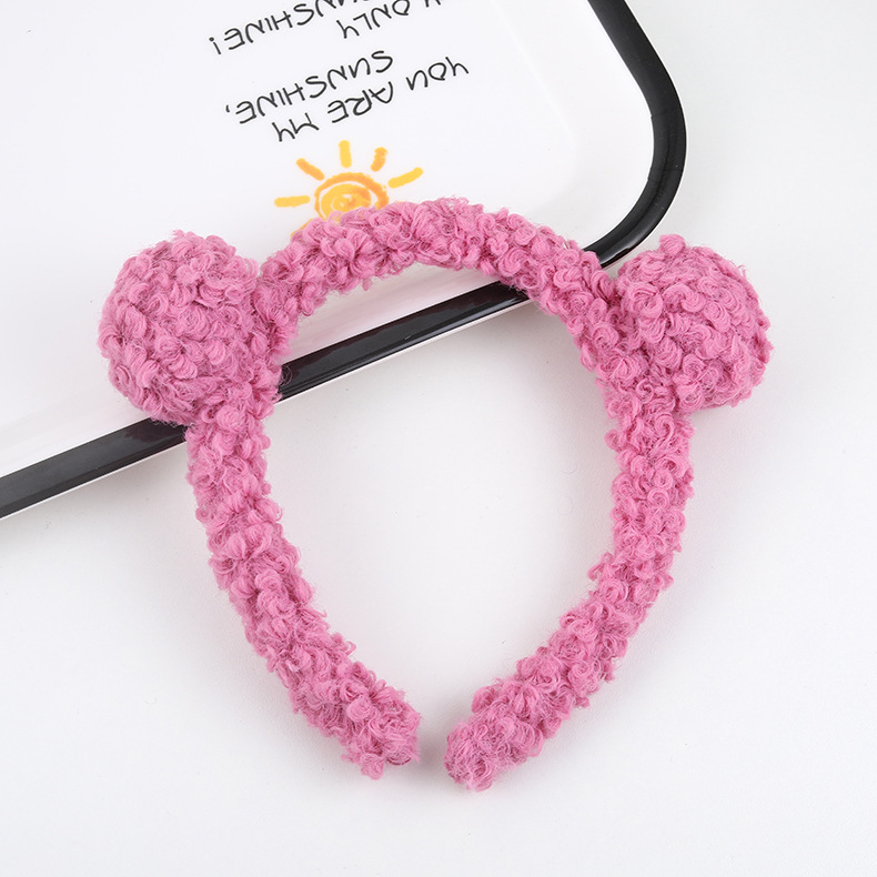 Băng Đô Cài Tóc Rửa Mặt Hình Gấu Hoạt Hình Nhồi Bông Đáng Yêu