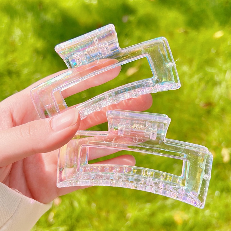 Kẹp Tóc Trong Suốt Phong Cách Pháp Thanh Lịch Cho Nữ