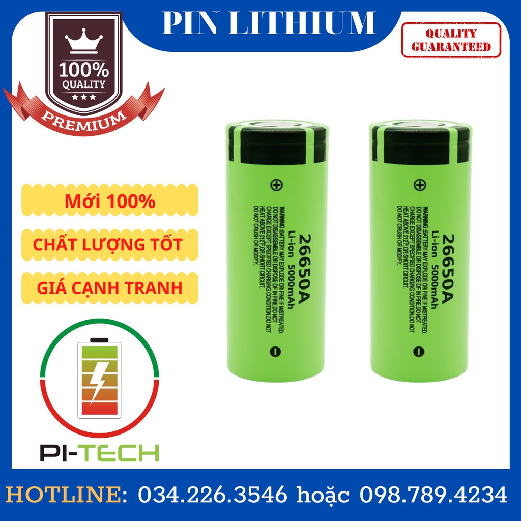 pin li-ion 3.7V 5000mAh