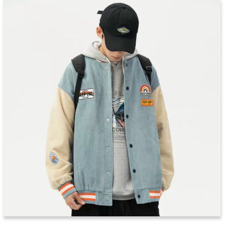 ÁO KHOÁC NHUNG NAM BOMBER UNISEX NHIỀU MÀU SÁC SINH ĐỌNG THỜI TRANG MỚI KME