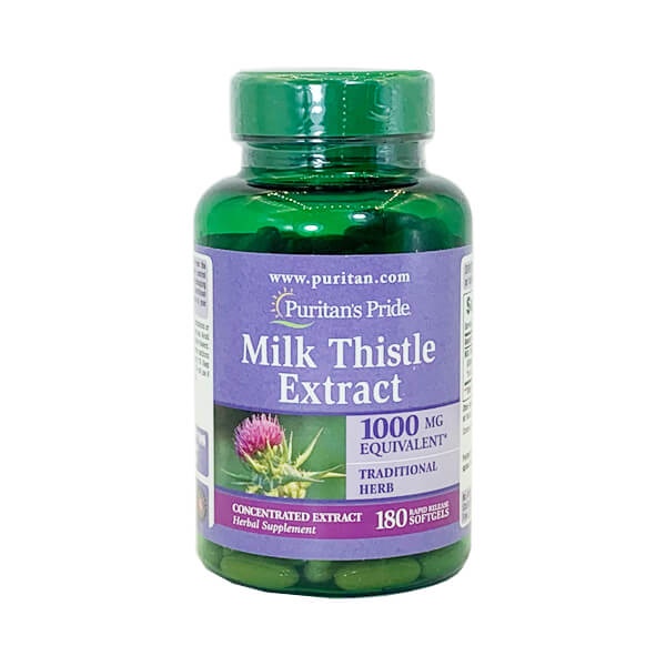 Milk Thistle Extract 1000mg chai 180 viên ( Hàng Mỹ )