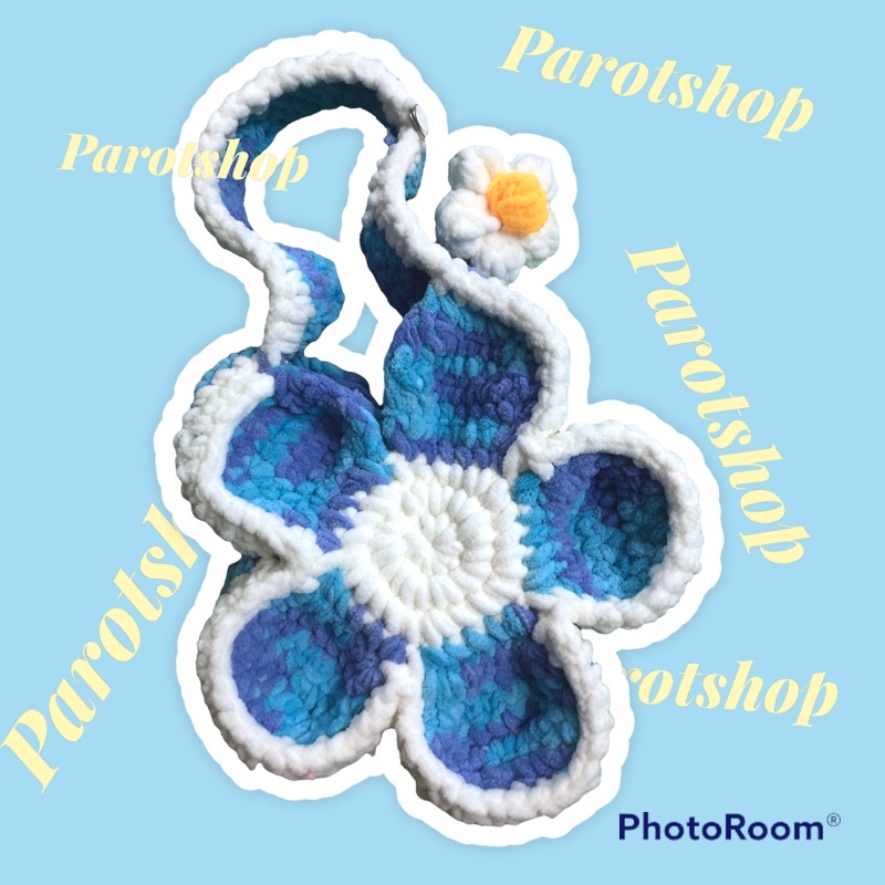 Túi len hoa đan (Ocean flower) Parot