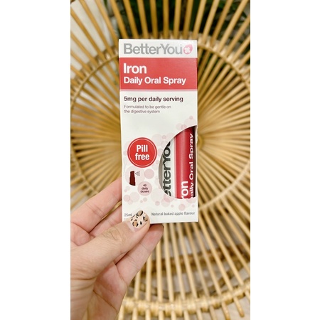 -0.1 BỔ SUNG SẮT DẠNG XỊT IRON BETTER YOU - ANH