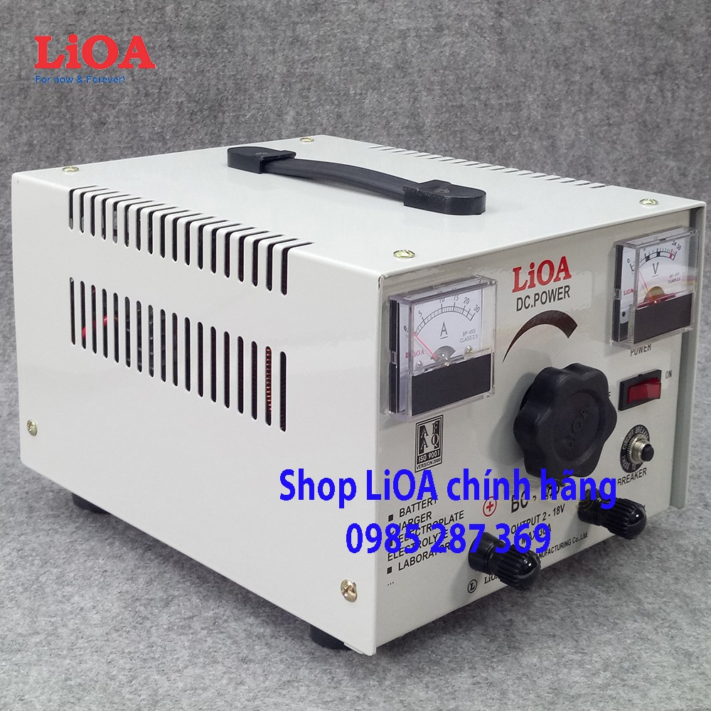 Máy Nạp Ắc Quy LiOA, Dòng Tải 15A/ 30A-18V. Model: BC1830/BC1815