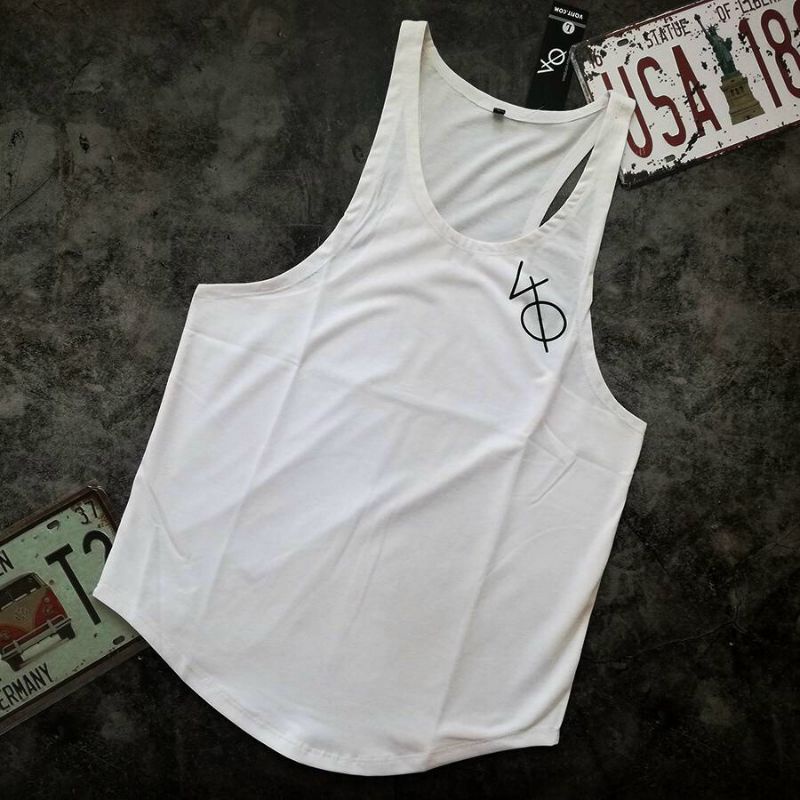 Áo tanktop tập gym nam ,áo 3 lỗ tập gym nam thun co giãn thấm hút mồ hôi