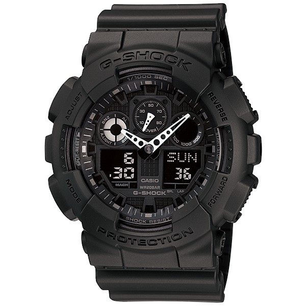 Đồng hồ G-Shock Nam GA-100-1A1 chính hãng - Bảo hành 5 năm - Pin trọn đời