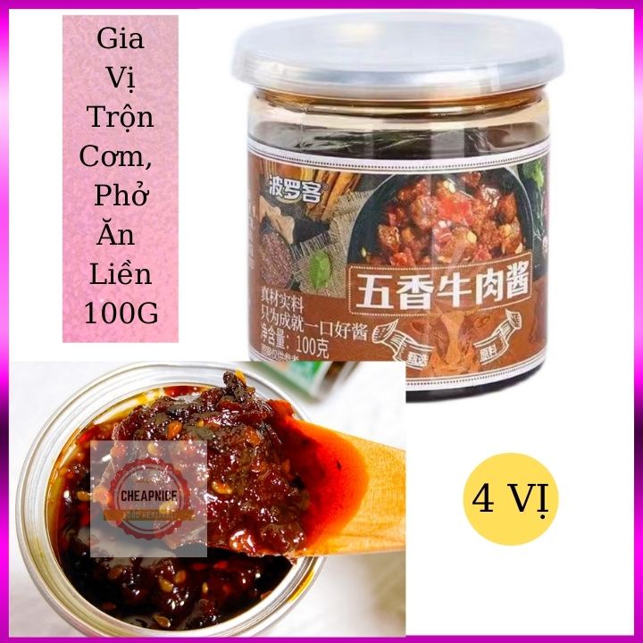 Gia vị trộn cơm thần thánh,sốt bò trộn cơm ăn liền trung quốc