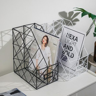 🔥𝐇𝐎𝐓 𝐃𝐄𝐀𝐋🔥 Kệ Sắt Decor Kê Tạp Chí Trang Trí Bàn MQ-083
