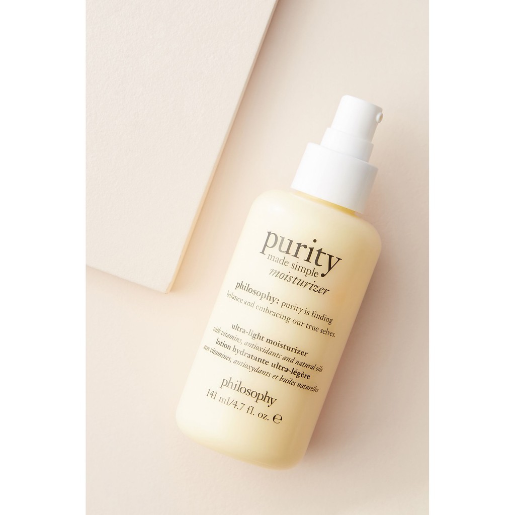 Kem Dưỡng Ẩm Philosophy Purity Made Simple - Ultra Light Moisture 141ml