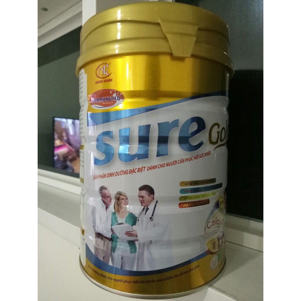 Sữa Sure Gold 900g - Sữa Dành Cho Người Già Tăng Sức Đề Kháng và Phục Hồi Sức Khỏe - Tim mạch