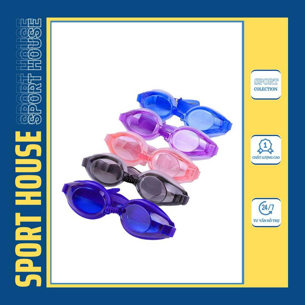 Kính bơi trẻ em Balance giá rẻ, kính nhựa abs có dây đeo điều chỉnh thoải mái có tặng kèm nút bịt tai giá rẻ