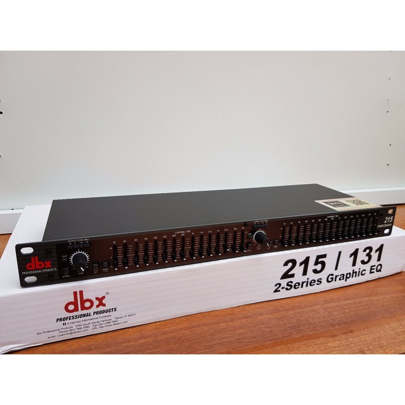 Lọc xì Equalizer dbx 215-Hàng loại 1-kèm dây jack canon