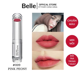 Son lì dưỡng môi chính hãng MAJUNE màu PINK PEONY lâu trôi, mềm mịn môi, màu sắc tươi tắn không làm khô môi 4g mã 009
