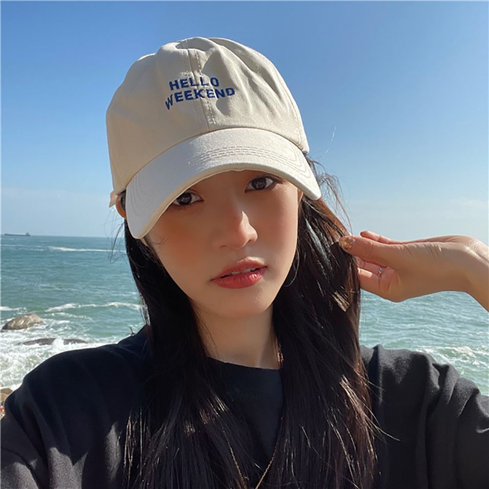 Mũ lưỡi trai thêu chữ Hello TAYLOR1 phong cách hip hop Hàn Quốc cho cặp đôi