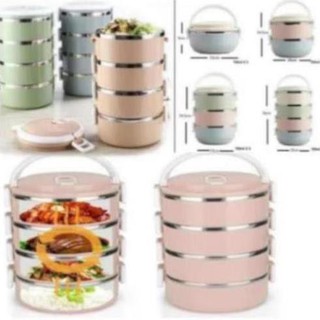 Cặp lồng cơm - Cà mên 4 tầng lúa mạch(4 TẦNG - LÚA MẠCH)
