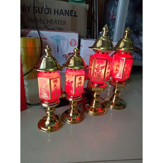 Đèn thờ hình trụ lục giác mẫu 25cm - 30cm